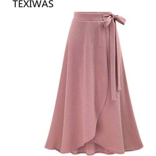 Женские юбки с высокой талией TEXIWAS China At AliExpress