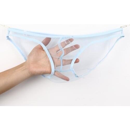 Mens Briefs With U Convex Bag Sexy Underwaer Mens Underpants Comfortable Ultra-thin Low Waist Underwaer Men Briefs