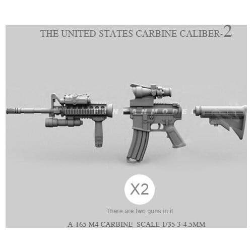 1/35 Resin soldier model accessories M4 (2pcs 2-3CM) A-165