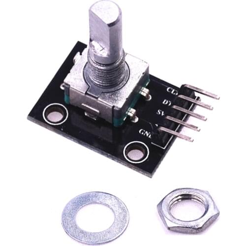1pcs/lot KY-040 360 Degree Rotary Encoder Module, Potentiometer Rotary Knob Cover for Arduino Brick Sensor Switch