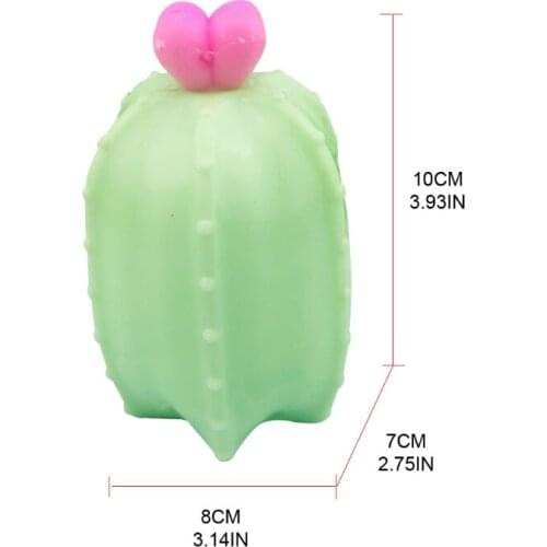 1Pc Practical Joke Toy Interactive Stress Relief Squishy Cactus Novelty Toy Fidget Set Push Bubble Fidget Vent Ball 69HE