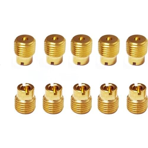 10 pieces Motorcycle Carburetor Slow Air Jet Main Jet For Kawasaki Keihin FCR CVK Primary WH100T SCR-100CC