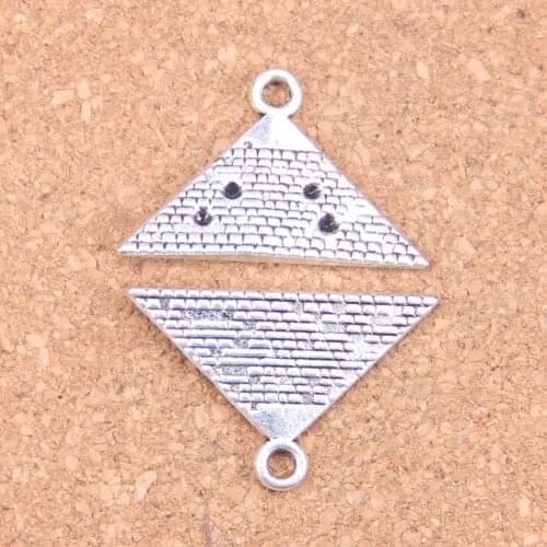 26pcs Charms Egypt pyramid 20x32mm Antique Pendants,Vintage Tibetan Silver Jewelry,DIY for bracelet necklace