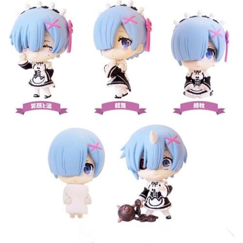 Anime Re : Life in a different world from Zero Rem Kawaii Cute Maid Ver Action Figure Toys 10cm