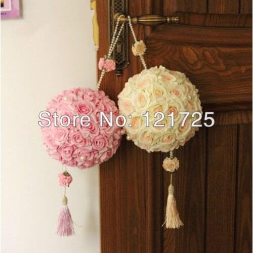 Free shipping Rustic home decoration flower ball decoration hangings diameter 20cm flowers for wedding decoration home decor