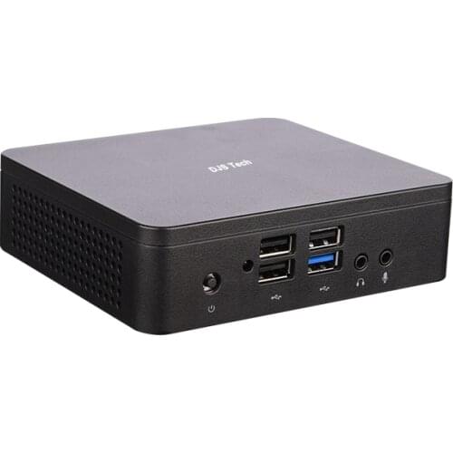 Fanless Mini Computer All in One PC Z8350 with Core Quad Max Resolution Smart TV BOX PC