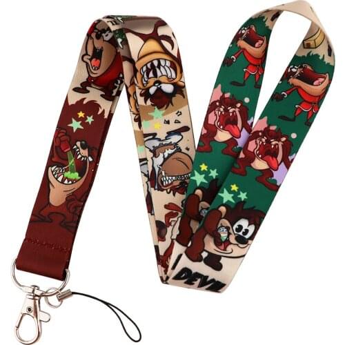 ER075 Monster Cartoon Icons Style Anime Lovers Key Chain Lanyard Neck Strap For USB Badge Holder DIY Hang Rope