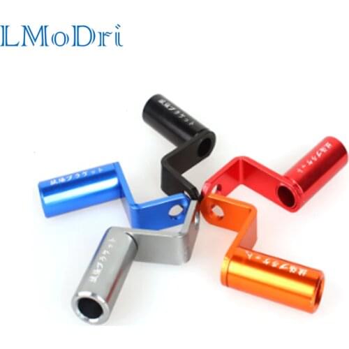 LMoDri Motorcycle Rear View Mirror Holder Mount Clamp Bar Hole Expansion Stand Phone Charger Power Bank Bracket Accessories