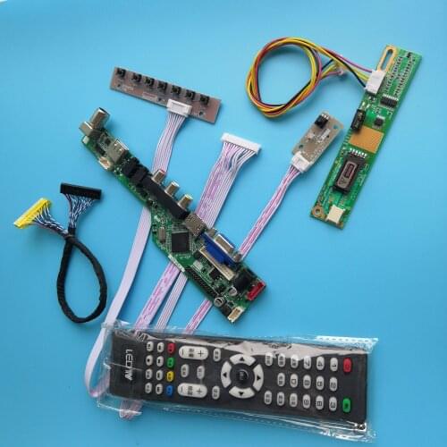 For B141PW01 V2 Module TV Controller Board 30pin Mother Board Digital Signal Resolution 1 lamps 14.1" AV VGA 1440X900