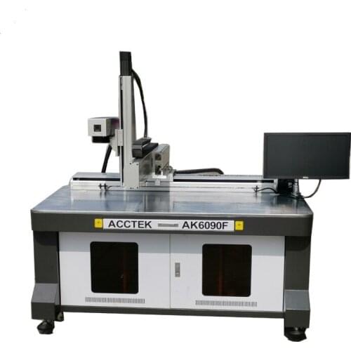 China Jinan AccTek Fiber Lazer Marking Machine AK6090F with Economic Configuration