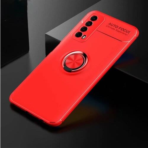 Ring + Silicone Case For Huawei Y7p Y6S Y9S Y8p Y8s Y5p Y6p Y9a Cases Standing Shockproof Soft Cover For Huawei Y7a 2021 Case