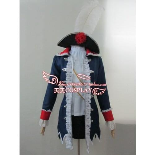 Axis Powers Hetalia Prussia Cosplay Costume with hat Custom Any Size 11