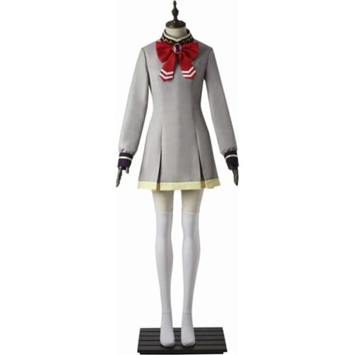 Cosplaydiy Twin Star Exorcists OtomiMayura Cosplay Costume Anime Girls Boys School Uniform Suitn Dress L320