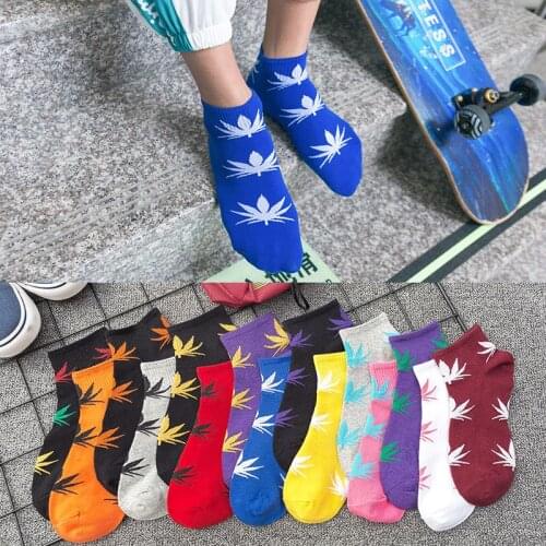 Summer socks mens and womens socks 100% cotton Japanese womens socks sport boat socks