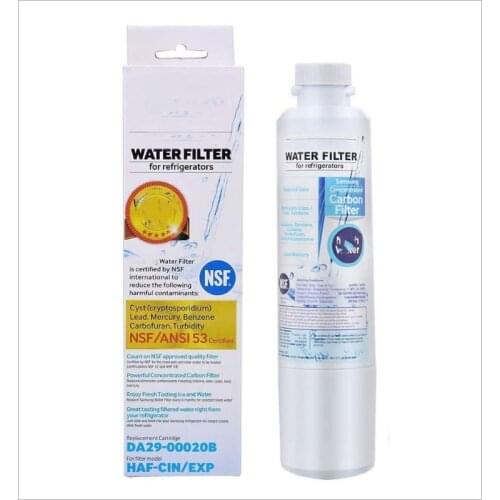Hot! Activated Carbon Water Filter Refrigerator Water Filter Cartridge Replacement For Samsung Da29-00020b Haf-cin/exp 1 Piece