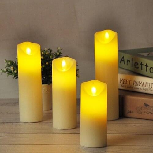 Flickering Flameless Battery Operated LED Candles Tealight Night Lights Lamp for Wedding Birthday Party Christmas Home Decor