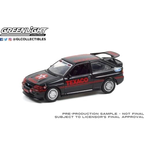 1:64 GreenLight 1995 Ford escort RS Cosworth Texaco Collection of die-cast alloy car model toys gifts 1:64 Green