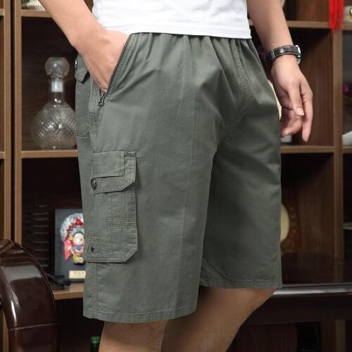 Mens Cargo Shorts 2021 Summer Brand New Army Camouflage Tactical Shorts Men Cotton Loose Work Casual Short Pants Plus Size 5XL