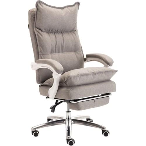 New comfortable soft office boss chair with footrest,Reclining computer chair,Lunch break ergonomic chair,Rotatable gaming chair