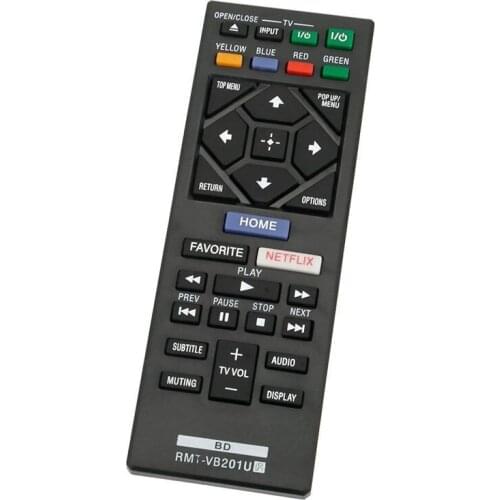 New RMT-VB201U Replaced Remote for Sony Blu-ray BDP-S3700 BDP-BX370 BDP-S1700