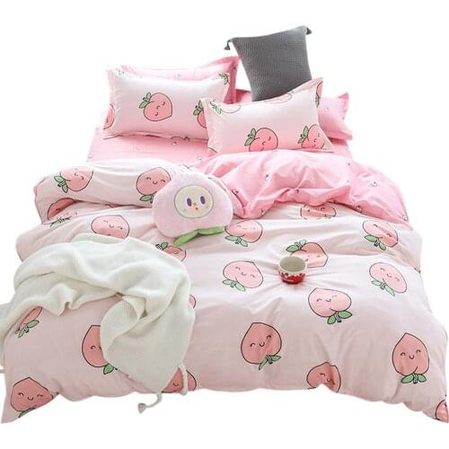 Princess Bedding Printed Home Bedding Set Lovely Pattern Fashion High Quality Comforter Quilt Bed Sheets Pillowcase