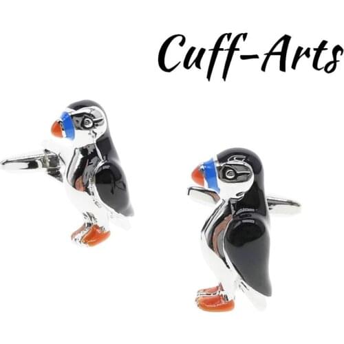 Puffin Bird Cufflinks Gifts for Men by Cuffarts C10633