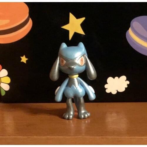 TAKARA TOMY Genuine Pokemon MC Riolu Cute Action Figure Model Toys