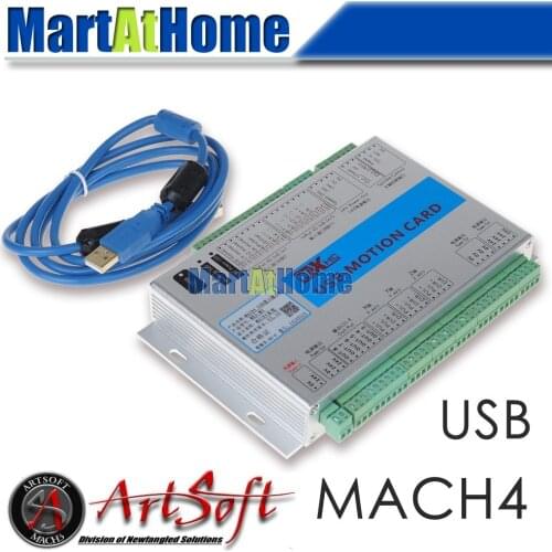 XHC USB 2MHz Mach4 CNC 3 Axis Motion Control Card Breakout Board MK3-M4 for Machine Centre, CNC Engraving Machine #SM780 @SD