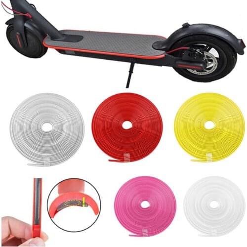 2m Electric Scooter Car Protector Stickers Strip Protector Anti-Collision Guard Plate Car Styling Accessories for Xiaomi M365