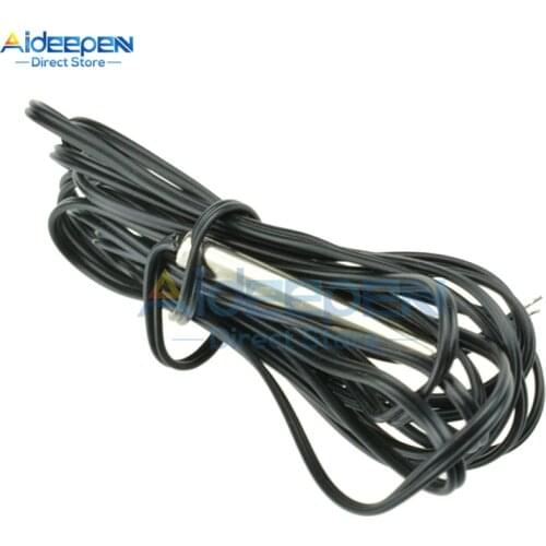 1Pcs 1.5M NTC 10K Ohm 1% 3435 Thermistor Probe Temperature Sensor Cylinder Probe 4*30MM