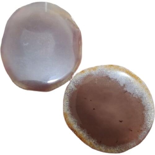 1pcs Natural primary colour Crystal Gem Stone Rough Agate Slice for very beautiful agate specimen nature stones