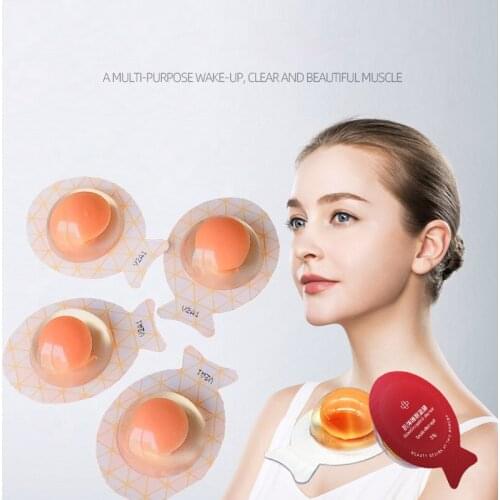 Sleep Mask Egg Facial Mask Collagen Moisturizing Repairing Mask Brightening Good Night Mud Mask 5pcs
