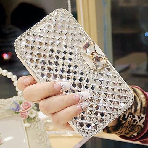 Bling Leather Case for Samsung Galaxy A11 A21 A31 A41 A42 A71 A01 A51 A9 A8 A6 A7 2018 A5 2017 A3 2016 M01 M11 M21 M31 M51 Bag