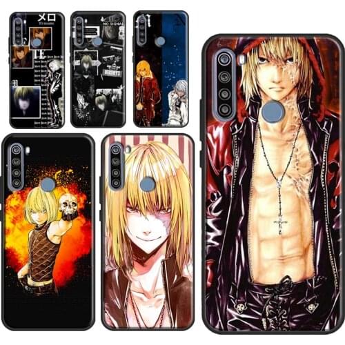 Mello Death Note Anime Phone Case For Xiaomi Redmi Note 10 Pro 8 7 9S 8T 8A 9A 9C 9T K40 Redmi Note 9 Pro Cover