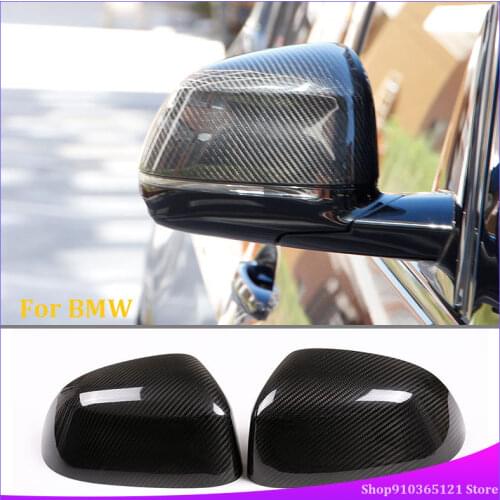 For BMW X5 2014-2019 Exterior Rearview Mirror Cover Decoration Protective Cover Real Carbon Fiber Car Exterior Modification