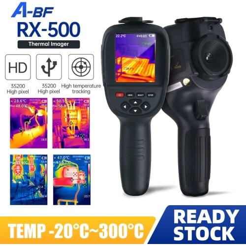 A-BF RX-500 Infrared Thermal Imager Detector Camera Infrared Handheld Thermography Thermal Camera Floor Wall Heating Pipe Test