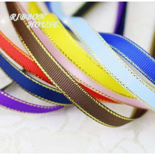 Hot saling 1 meters long 1 cm Phnom Penh grosgrain ribbon For Wedding Party Handmade Christmas Gift Decoration supplies ribbon