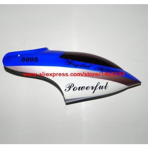 GT Model QS8005 RC Helicopter Spare Parts Head cover canopy {Blue} Free shipping