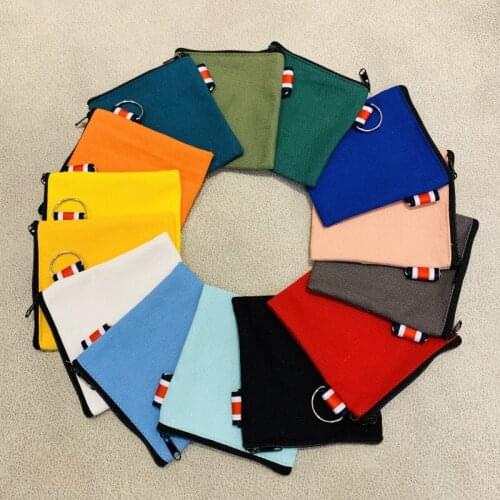 Canvas Coin Purse Money Change Bag Kid Wallet for Boy & Girl Portable Card Cash Holder Sanitary Napkin Pouch for Girls & Women