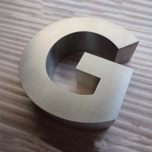 Fabricated Stainless Steel Signs; Custom Made Signages, Customized Channel Letters, Building Signs