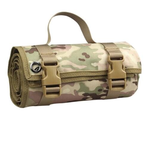 College Training Roll Up Cleaning Mat Non-slip Tactical Shooting Blanket Outdoor Camping Hiking Field Dinner Pad