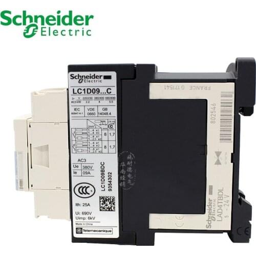 LC1D09MDC Three-pole Contactor 3P 9A 220VDC One DC See Details