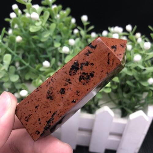 230G AA+ Natural Crystal The dragon blood stone WAND Point Geomancy Natural Quartz Chakra Witch Crystals Decoration