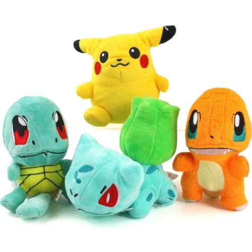 TAKARA TOMY Plush Animal Toys Hot Pokemon Peluches 15cm Doll Pikachu Cartoon Toys For Kids Pokemon Plush Dolls