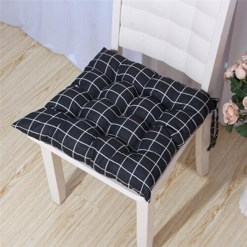 Cotton Linen Chair Cushion Thickened Student Female Classroom Backrest Non-Slip Home Bedroom Decorative Supplies