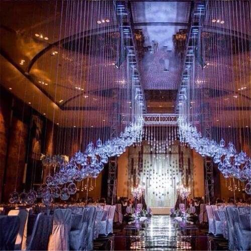 European and American Pop Transparent Acrylic Hanging Air Plant Terrariums plastic Candle Container Home Wedding Party decor