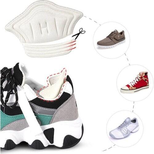 Men Women Heel Pad Stickers For Shoes Sneakers Thicken Anti-Wear Anti-Fall Heel Protection Insoles Padding Reduced Size
