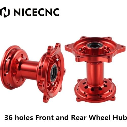 Motorcycle CNC Front Rear Wheel Hub 36 Holes For HONDA CR125R CR250R 1995-2007 CRF250R CRF450R CRF450X CRF250RX CRF450RX 05-21