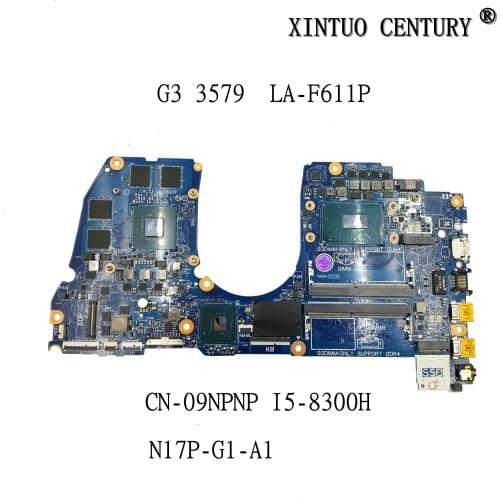 High quality For 3579 Laptop motherboard LA-F611P CN-09NPNP 09NPNP 9NPNP CAL53With SR3Z0 I5-8300H CPU 100% working well