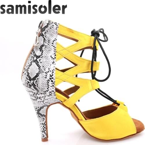 Samisoler Jazz Dance Boots For Women Latin dance shoes female adult high heel girl sneakers dance shoe ladies dance shoes